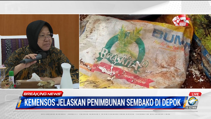Soal Penimbunan Beras Bansos di Depok, Mensos Risma Buka Suara