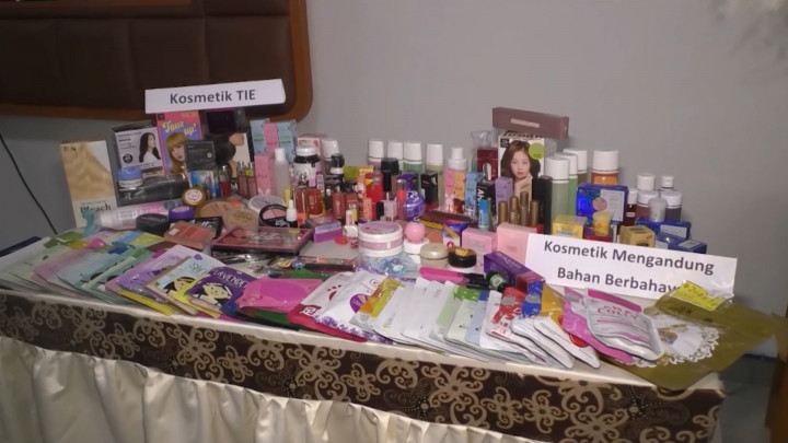 BPOM Semarang Sita 328 Produk Kosmetik Ilegal dan Berbahaya