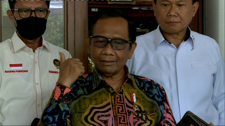 Mahfud MD Bertemu dengan Ayah Brigadir J