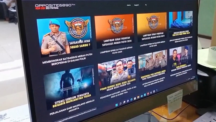 Diretas, Situs Kejari Garut Tampilkan Informasi Kasus Brigadir Yosua dan Satgassus Merah Putih