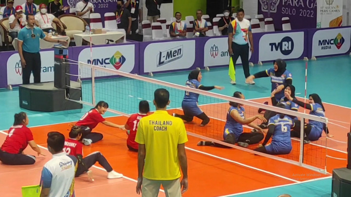 Kalahkan Thailand, Tim Bola Voli Duduk Putri Indonesia Raih Medali Emas di APG 2022