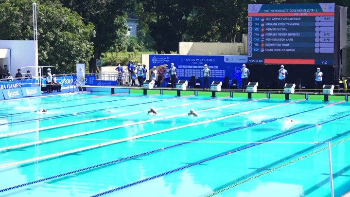 Indonesia Jadi Juara Umum Cabor Para Renang di APG 2022