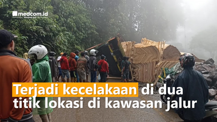 Akibat Kecelakaan, Jalur Penghubung Jember Banyuwangi Lumpuh Total Sepanjang 10 Kilometer