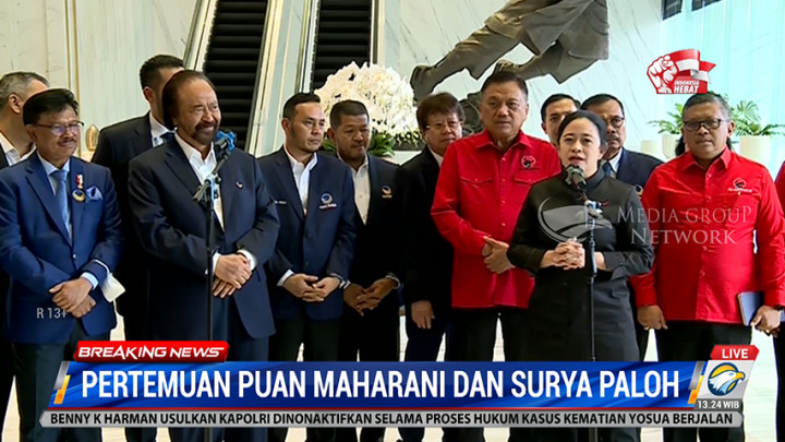 Temui Surya Paloh, Puan Sebut Ini Kunjungan Keponakan kepada Omnya