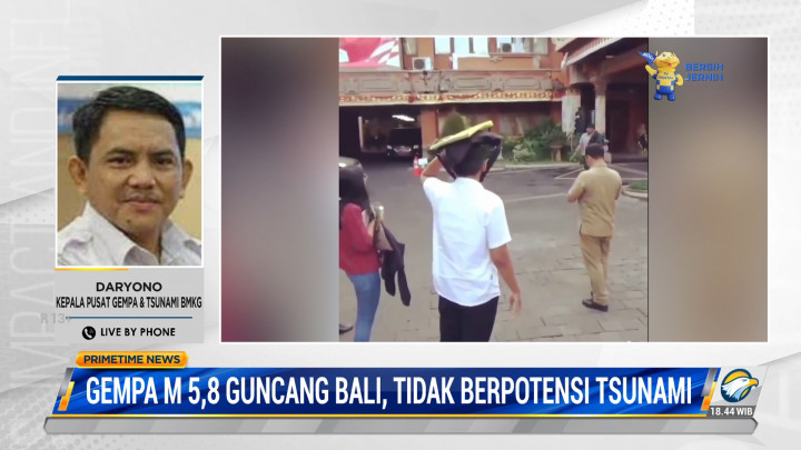 Ini Penyebab Gempa Magnitudo 5,8 di Bali