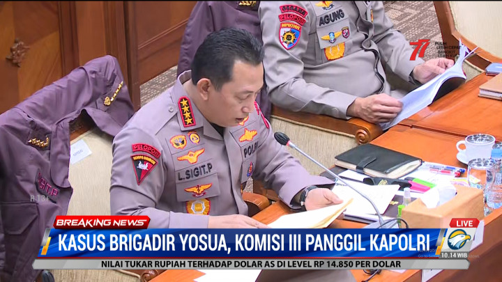Ajak 18 Orang Timsus, Kapolri Tegaskan Solid Tangani Kasus Brigadir J di Depan DPR