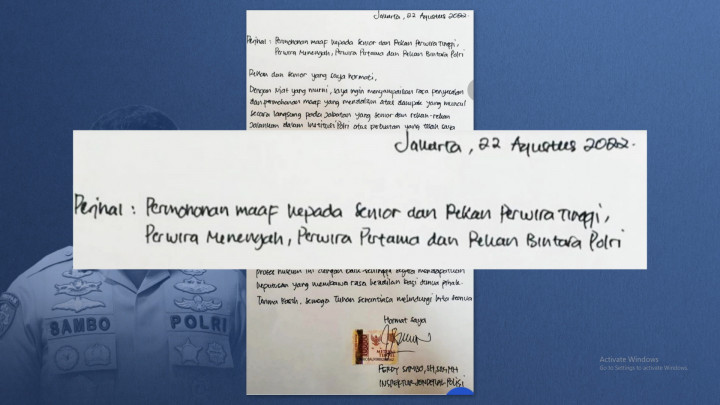 Surat Pengunduran Diri Irjen Ferdy Sambo Tak Pengaruhi Sidang Etik