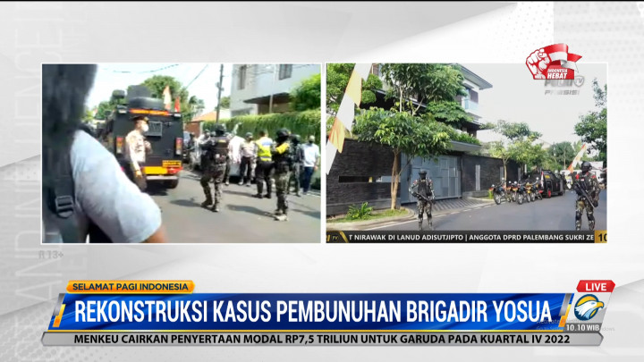 78 Adegan Rekonstruksi Kasus Pembunuhan Brigadir J