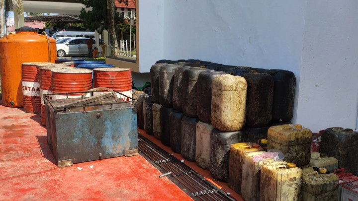 Jelang BBM Naik, Polres Kutai Timur Ungkap Penimbunan 5 Ton Solar