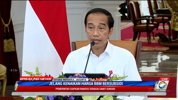 Harga BBM Resmi Naik, Jokowi: Kita Siapkan Bansos lain