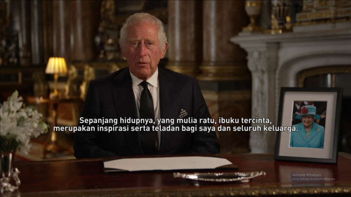 Raja Charles III Sanjung Ratu Elizabeth II di Pidato Perdananya