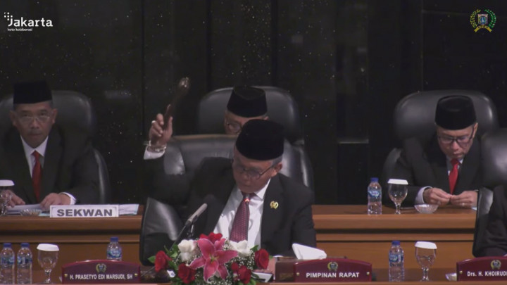 DPRD DKI Jakarta Umumkan Berakhirnya Masa Jabatan Anies-Riza