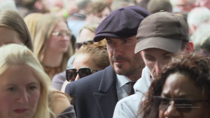 Momen David Beckham Ikut Antre Melayat Ratu Elizabeth II