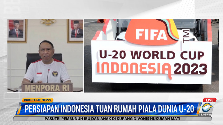 Indonesia Jadi Tuan Rumah Piala Dunia U-20, Menpora: Kita Sudah Siap