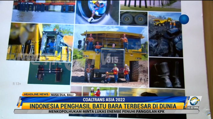 Indonesia Penghasil Batu Bara Terbesar Di Dunia