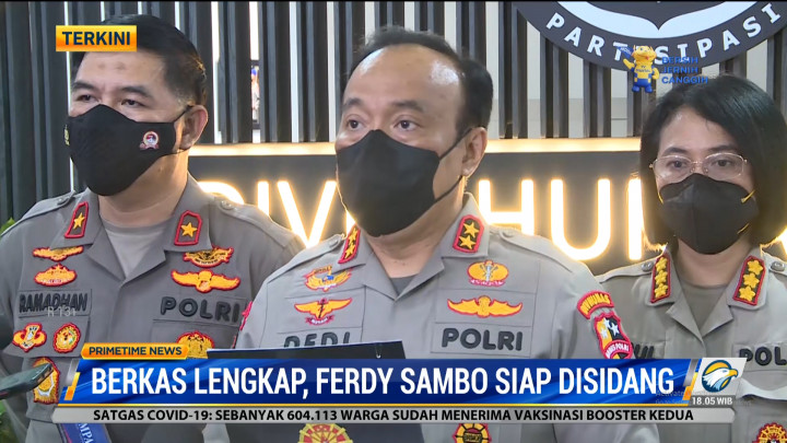 Berkas Lengkap, Ferdi Sambo Siap Disidang