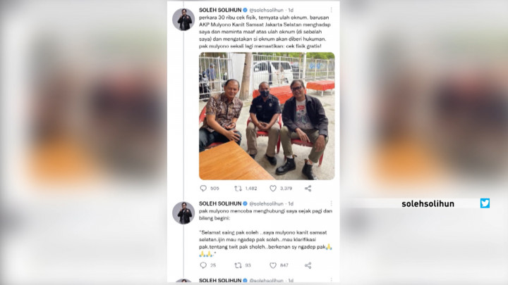 Kena Pungli, Soleh Solihun Diminta Bayar Rp30 Ribu untuk Cek Fisik Kendaraan