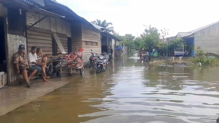 Buruknya Daya Serap Air, Ratusan Rumah di Belawan Terendam Banjir