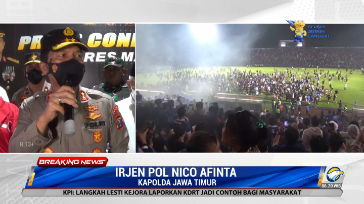 Polisi Buka Suara Soal Tembakan Gas Air Mata di Stadion Kanjuruhan