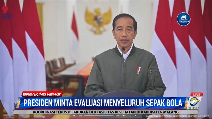 Kerusuhan di Stadion Kanjuruhan, Presiden: Saya Harap Ini Tragedi Terakhir