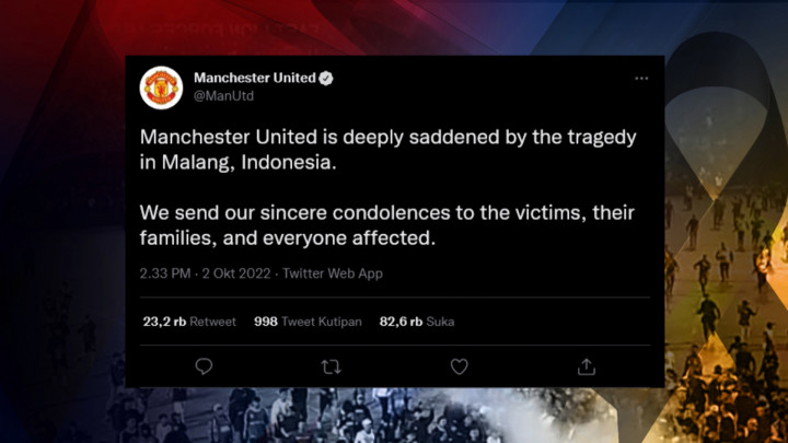 Klub Sepak Bola Dunia Berduka atas Tragedi Kanjuruhan yang Tewaskan 131 orang