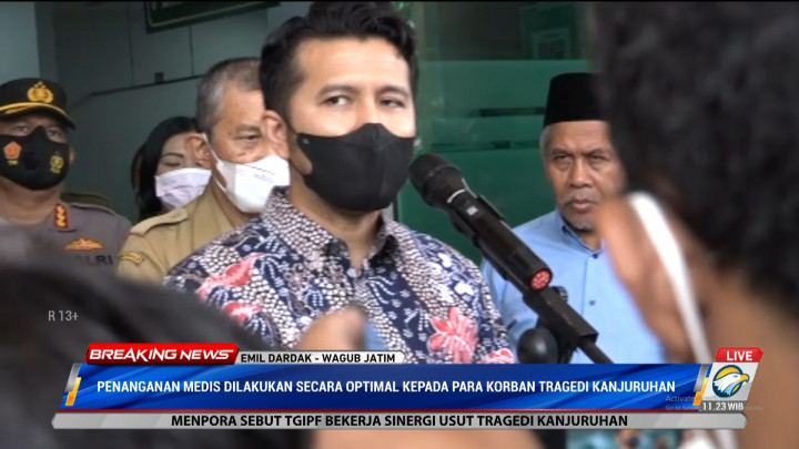 Wagub Jatim Pastikan Penanganan Medis Korban Tragedi Kanjuruhan Berjalan Lancar