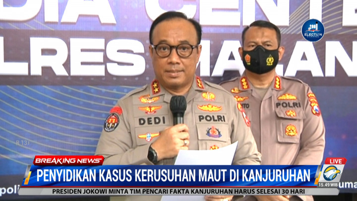 Polri Naikkan Kasus Kanjuruhan ke Penyidikan dan Periksa CCTV di 6 Titik