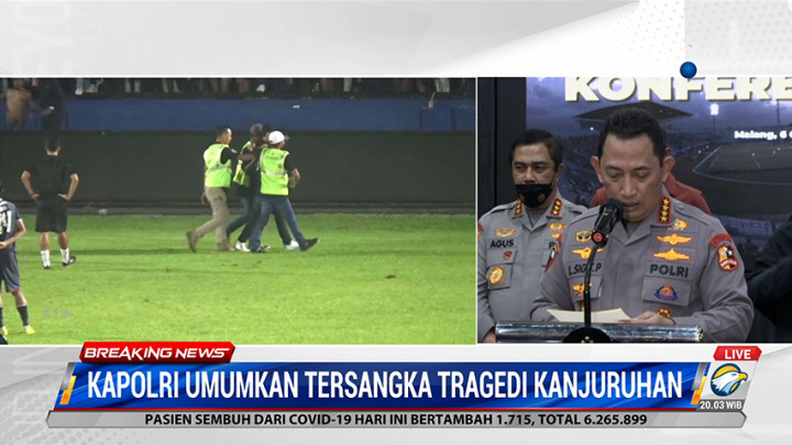 Polri Tetapkan Dirut Liga Indonesia Baru Sebagai Tersangka Tragedi Kanjuruhan