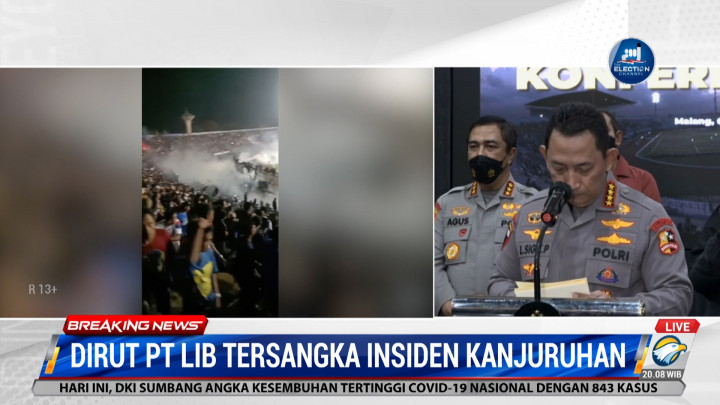 Umumkan 6 Tersangka Tragedi Kanjuruhan, Kapolri: Kemungkinan Masih Bisa Bertambah