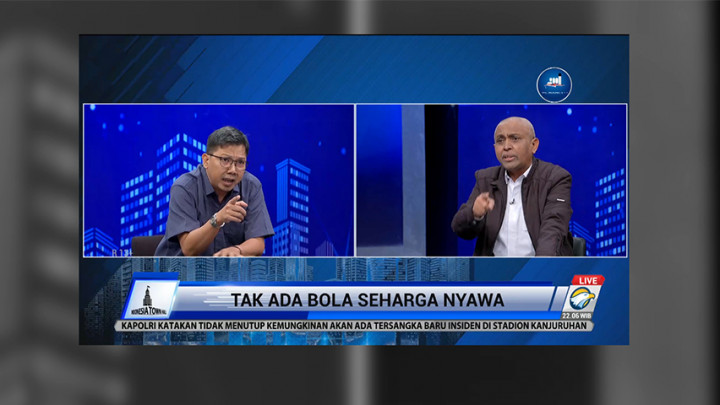 Panas! Debat Bung Towel dan Ahmad Riyadh Tuntut Ketua PSSI Mundur