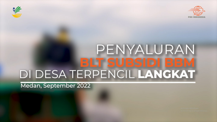 Penyaluran BLT Subsidi BBM di Desa Terpencil Langkat Medan