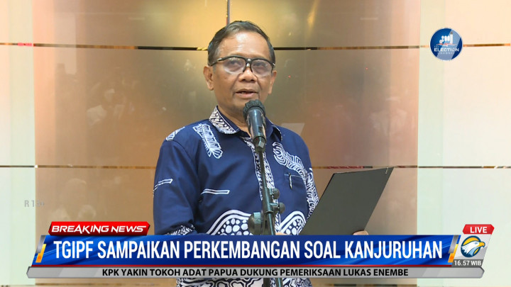 Perkembangan Soal Kanjuruhan, TGIPF: Kandungan Gas Air Mata Sedang Diteliti