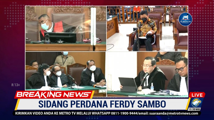 Bacakan Eksepsi, Kuasa Hukum Sambo Sebut Dakwaan JPU Tidak Cermat dan Tidak Jelas