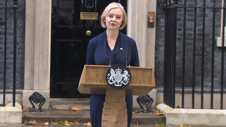 Baru Menjabat 45 Hari, Liz Truss Umumkan Pengunduran Diri dari Perdana Menteri Inggris