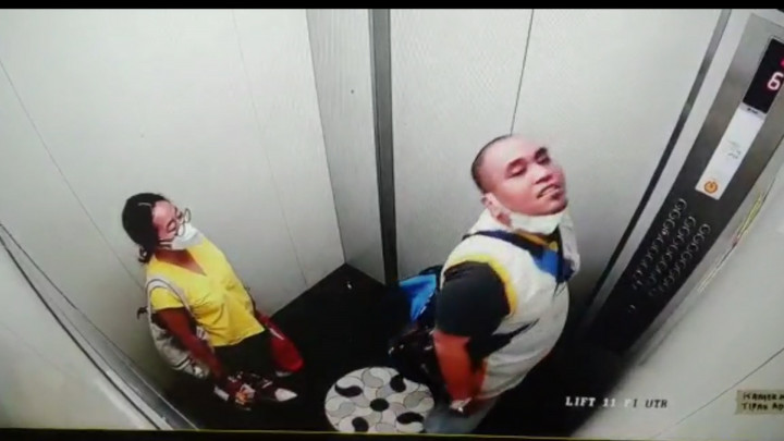 Terekam CCTV, Detik-detik Pelaku dan Korban Pembunuhan yang Terbungkus Plastik Memasuki Apartemen