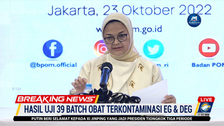 BPOM Tak Menarik Semua Termorex Sirop, Apa Alasannya?