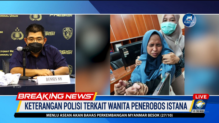 Wanita Penerobos Istana Mengaku Mimpi Mendapat Wangsit