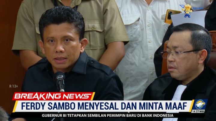 Sambo ke Ayah Brigadir J: Ini Akibat Kemarahan Saya Atas Perbuatan Anak Bapak