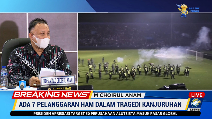Komnas HAM Sebut Ada 7 Pelanggaran HAM dalam Tragedi Kanjuruhan