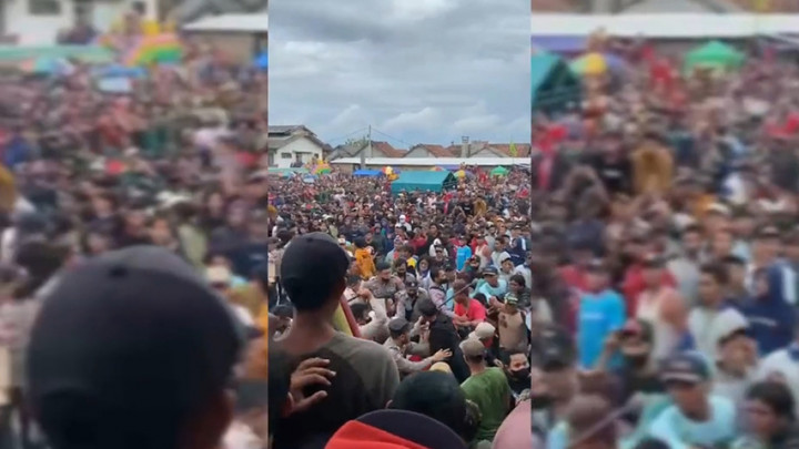 Aksi Baku Hantam dan Ricuh Warnai Konser Dangdut di Kabupaten Tuban