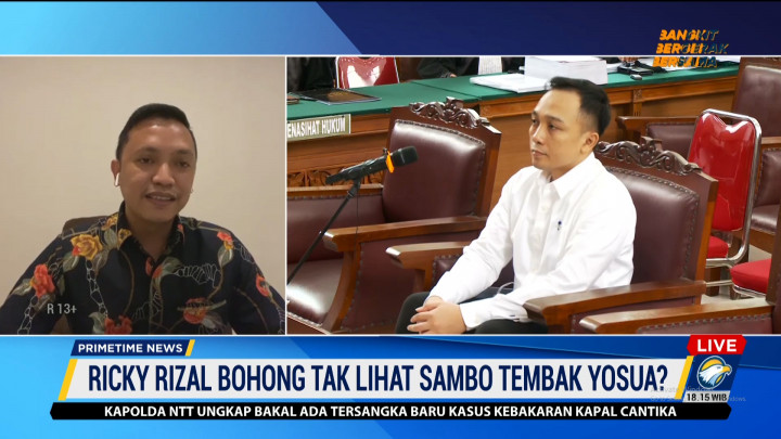 Ricky Rizal Dinilai Masih Melindungi Ferdy Sambo
