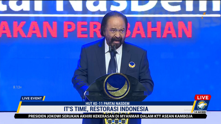 Hubungannya Dianggap Retak, Surya Paloh Sebut Jokowi Sahabat bagi Partai NasDem