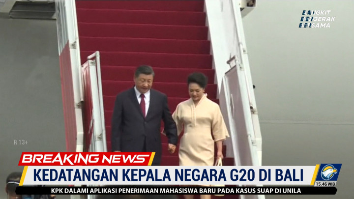 Momen Kedatangan Xi Jinping di Bali untuk Hadiri KTT G20
