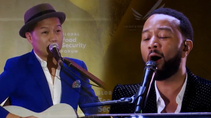 Sandhy Sondoro dan John Legend Manggung di Side Event G20 Bali