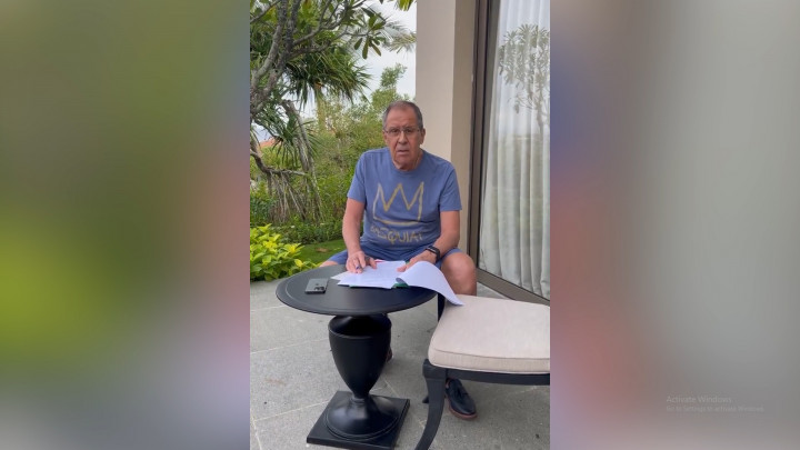 Begini Respon Menlu Rusia saat Diberitakan Masuk Rumah Sakit