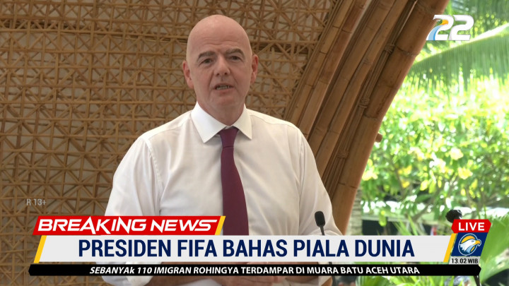 Presiden FIFA Sebut Piala Dunia 2022 Bisa Jadi Pemantik Perdamaian
