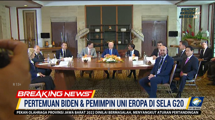 Biden dan Pemimpin Uni Eropa Dadakan Bahas Rudal Rusia yang Diduga Jatuh di Polandia