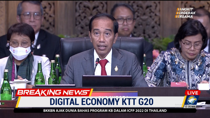 Percepat Pemulihan Global, Jokowi: Indonesia Dorong Transformasi Digital