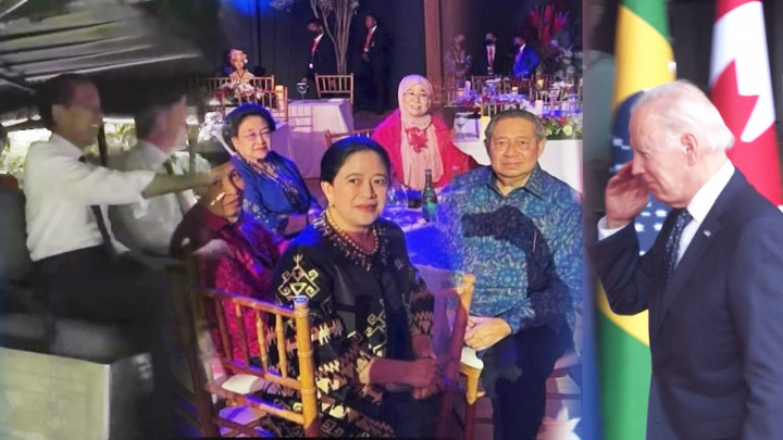 Momen KTT G20, Mulai dari Biden Hormat ke Jokowi hingga Mega dan SBY Duduk Satu Meja