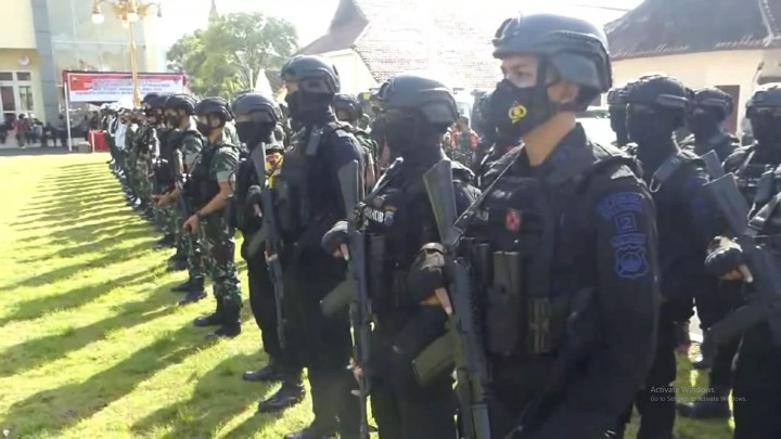 Ribuan Personel Gabungan TNI-Polri Siap Amankan Pernikahan Kaesang